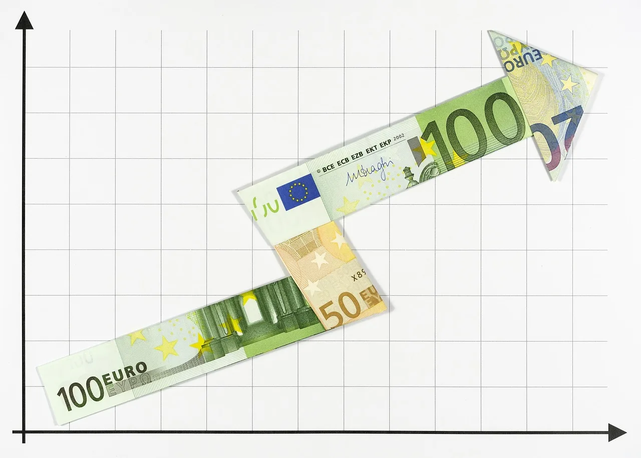 arrow, money, banknotes, currency, euro, stock exchange, profit, bank, banks, chart, development, course, tendency, growth, money, euro, euro, euro, stock exchange, profit, profit, chart, chart, chart, chart, chart, tendency